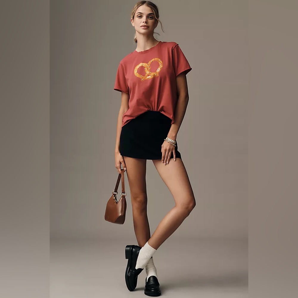 Maeve Embellished Pretzel Tee//3X/NWT